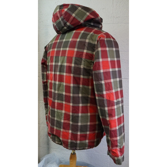 BURTON DRYRIDE YOUTH PLAID RED SKIING SNOWBOARD JACKET SZ XL US 18 - Picture 6 of 11